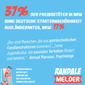Read more about the article 37% der Freibadtäter in NRW ohne deutsche Staatsangehörigkeit